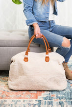 Load image into Gallery viewer, Sherpa Weekender Bag Soft Travel Getaway Tote
