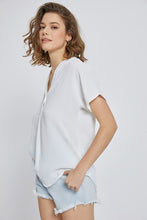 Load image into Gallery viewer, Dolman short sleeve button shirt top
