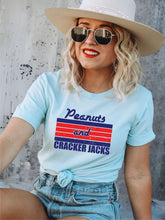 Load image into Gallery viewer, Peanuts and Cracker Jacks Baseball Softstyle Tee
