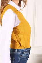 Load image into Gallery viewer, Ruffle sweater vest
