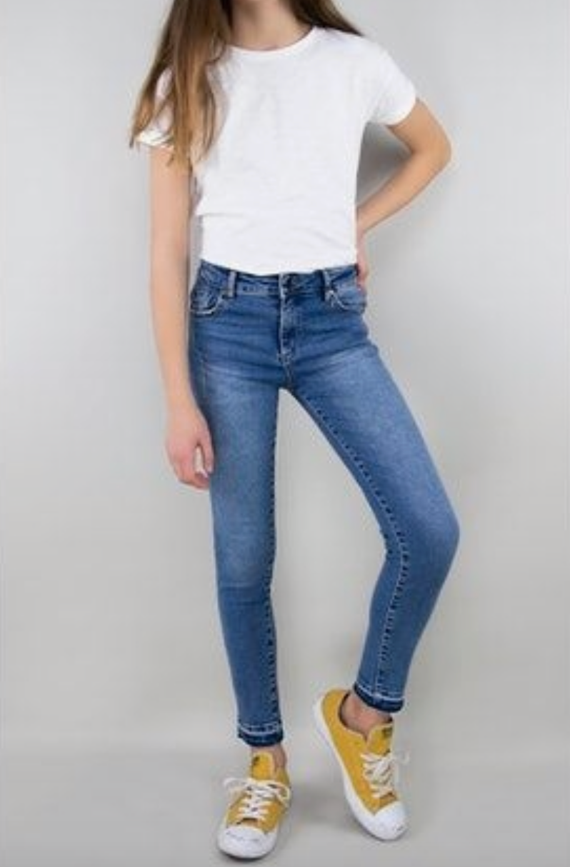 Girls Nina High Rise Ankle Crop Jeans