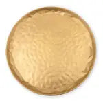Lg Round Gold Table Tray